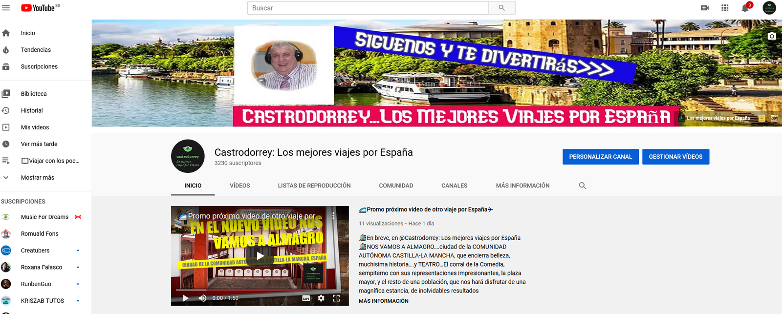 Youtuber con Castrodorrey