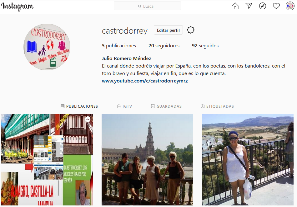 Instagram con Castrodorrey